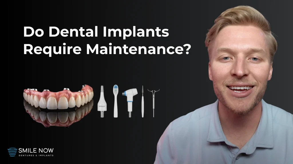 Thumbnail image for a video about dental implant maintenance and how to keep your new smile healthy for decades to come.